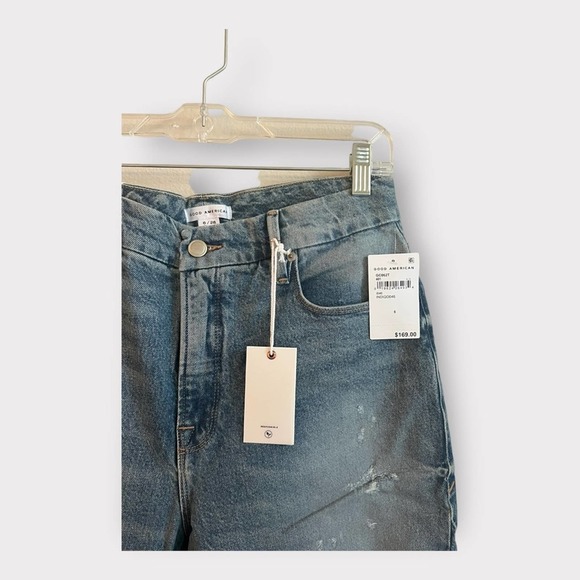 NWT Good American Good Classic Stretch Jeans Size 2 / 26 Straight Leg - Picture 7 of 11